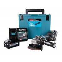 Makita GA023GM201 XGT leņķa slīpmašīna 2x4 Ah MAKPAC